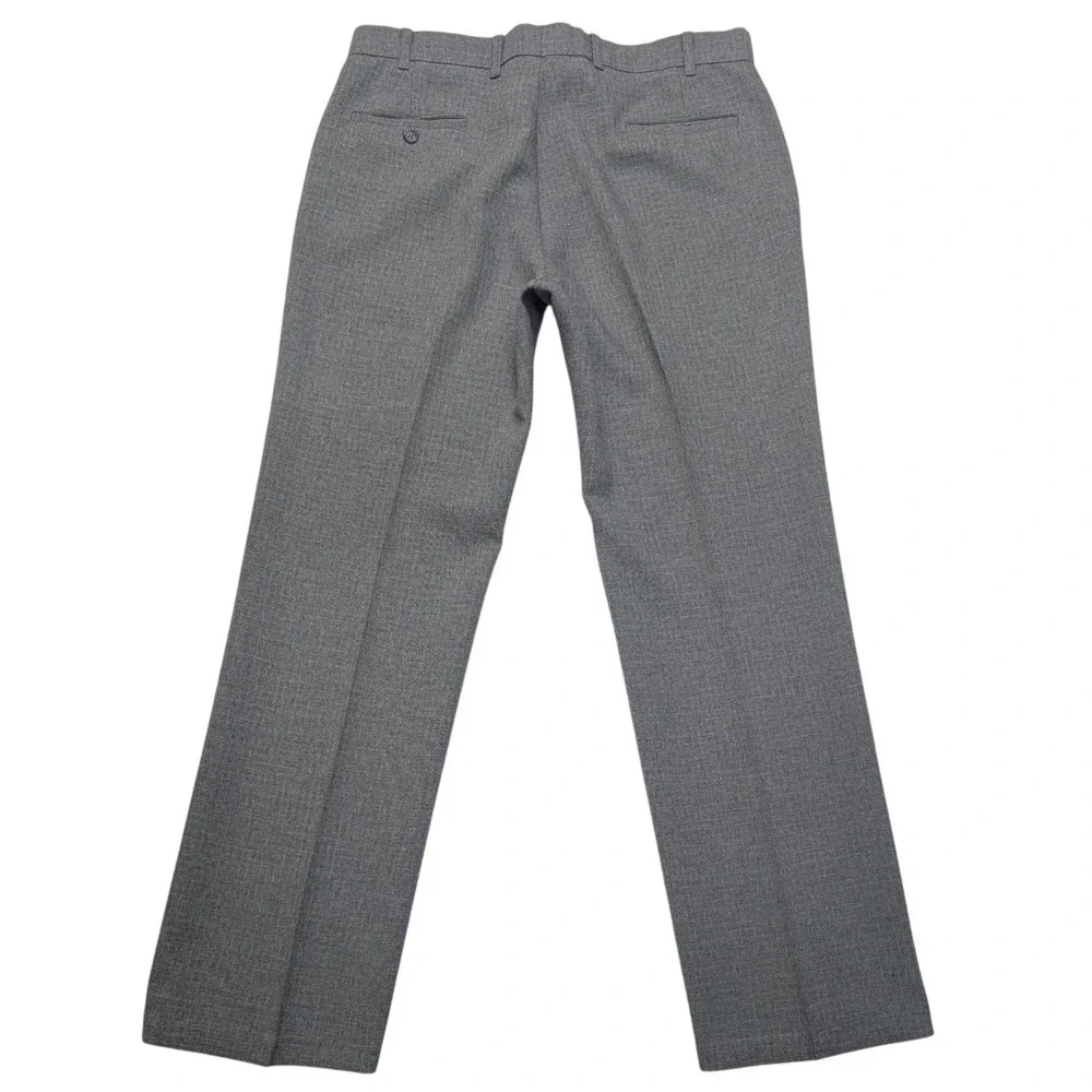 Vintage Levis Action Slacks Mens 35x32.5 Gray Dress Pants Trousers Straight Leg